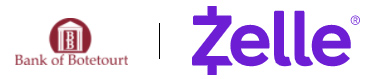 Bank of Botetourt Logo | Zelle Logo